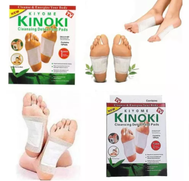 PARCHES KINOKI ELIMINADOR DE TOXINAS DEL CUERPO PROMOCION X 3 CAJAS