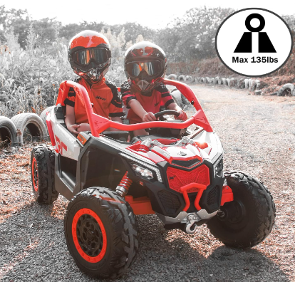 Carro Eléctrico Para Niños Buggy Gigante con Pantalla de Video