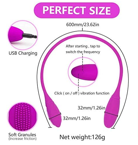 Z - VIBRADOR DOBLE CABEZA DE 60 CM 7 VELOCIDADES