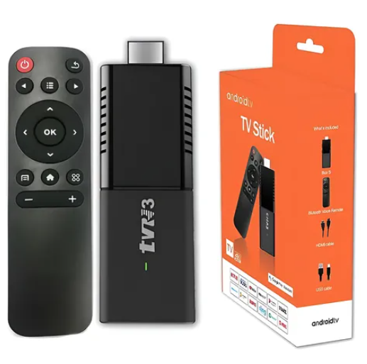 TV STICK 4K ANDROID 8GB RAM 128GB DE MEMORIA INTERNA CON MAGIS TV ACTUALIZADA 2025