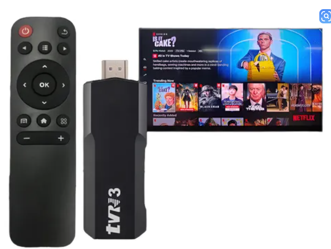 TV STICK 4K ANDROID 8GB RAM 128GB DE MEMORIA INTERNA CON MAGIS TV ACTUALIZADA 2025