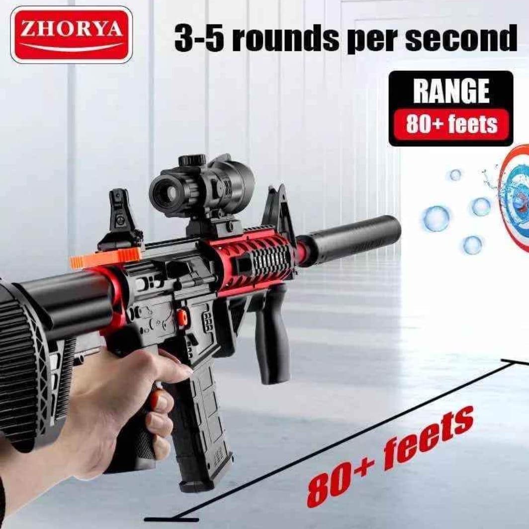 Rifle Realista Pistola de Hidrogel M416 Con Accesorios Full