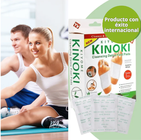 PARCHES KINOKI ELIMINADOR DE TOXINAS DEL CUERPO PROMOCION X 3 CAJAS