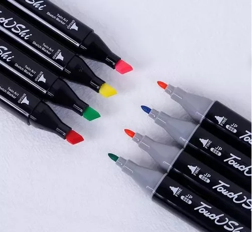 MARCADORES DOBLE PUNTA A BASE DE ALCOHOL EXTRA DURADEROS