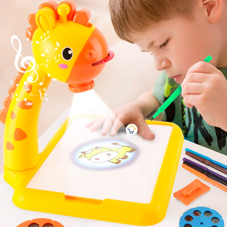 Mesa Proyectora de Dibujos Animados Para Niños