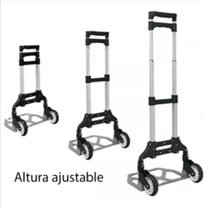Carretilla Zorra Carro Plegable Multifunciones 80kg + Pulpo