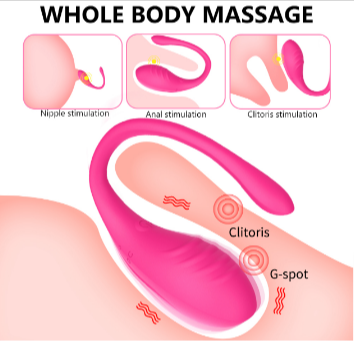 Z - Pescadito Consolador Vibrador Inalámbrico con Bluetooth
