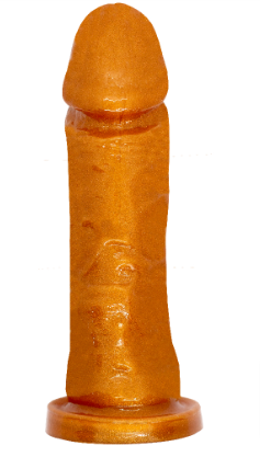 Z - Dildo Glitter Bronce 16 cm de Placer