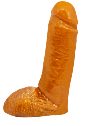Z - Dildo Glitter Bronce 16 cm de Placer