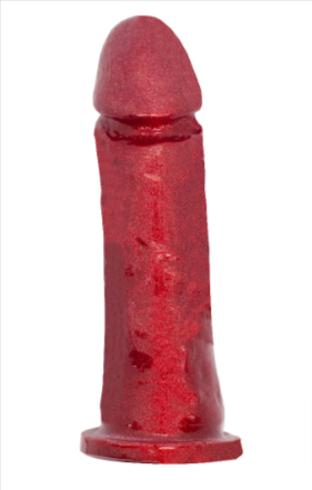 Z - Dildo Glitter Vino de 18 cm