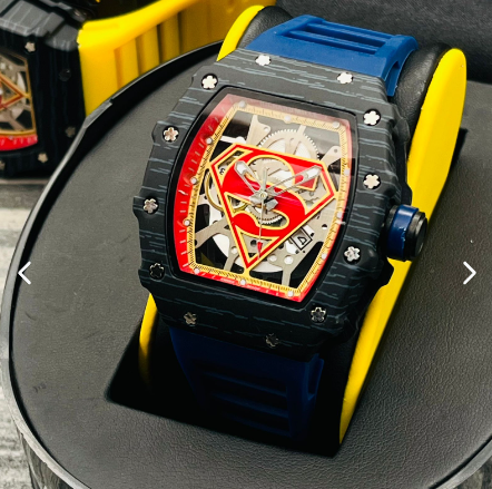 RELOJ RICHARD MILLER EDICION ESPECIAL SUPERMAN CALIDAD 1.1