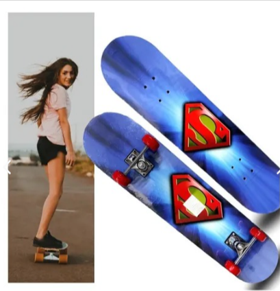 Tabla Patineta Skateboard para Niños Superheroes