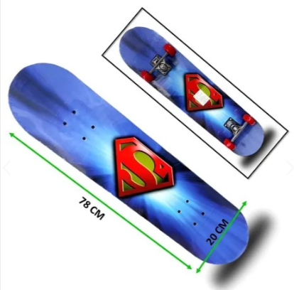 Tabla Patineta Skateboard para Niños Superheroes