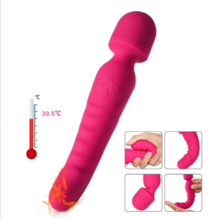 Z - Vibrador Hitachi Hot de Doble Estimulación 23cm