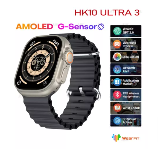 SMARTWATCH HK10 ULTRA 3 CON CHAT GPT RELOJ INTELIGENTE CON INTELIGENCIA ARTIFICIAL