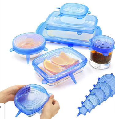 TAPAS DE SILICONA PAQUETE X6 UNIDADES