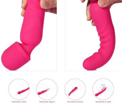 Z - Vibrador Hitachi Hot de Doble Estimulación 23cm