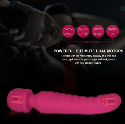 Z - Vibrador Hitachi Hot de Doble Estimulación 23cm