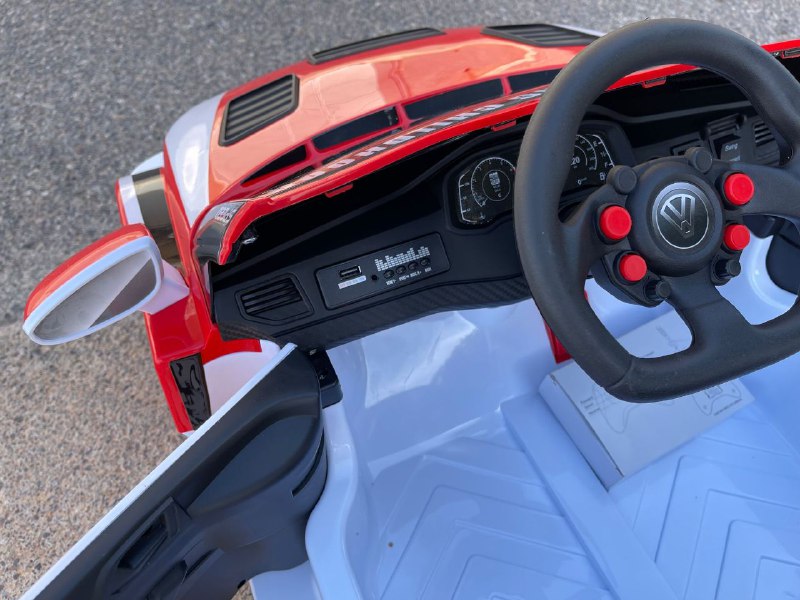 Carro Eléctrico Deportivo Para Niños Montable Con Control Remoto