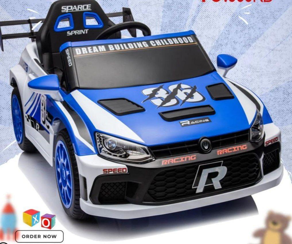 Carro Eléctrico Deportivo Para Niños Montable Con Control Remoto