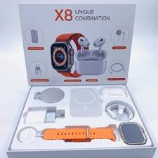 COMBO SMARTWATCH X8 UNIQUE COMBONATION MAGSAFE POWER BANK
