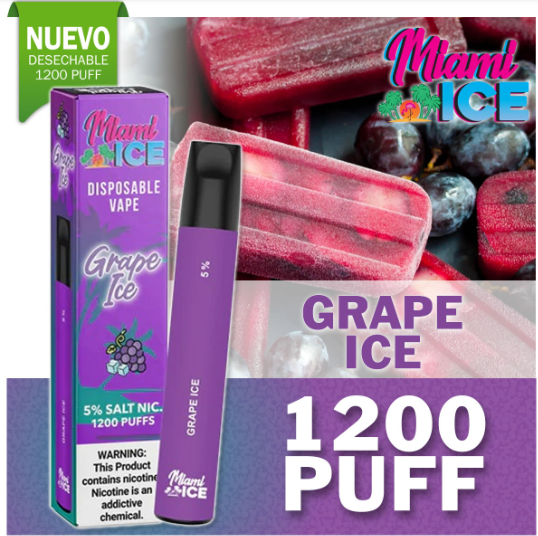 VAPER - VAPEADOR - VUSE MAIAMI ICE 1200 PUFFS CIGARRILLO ELECTRONICO