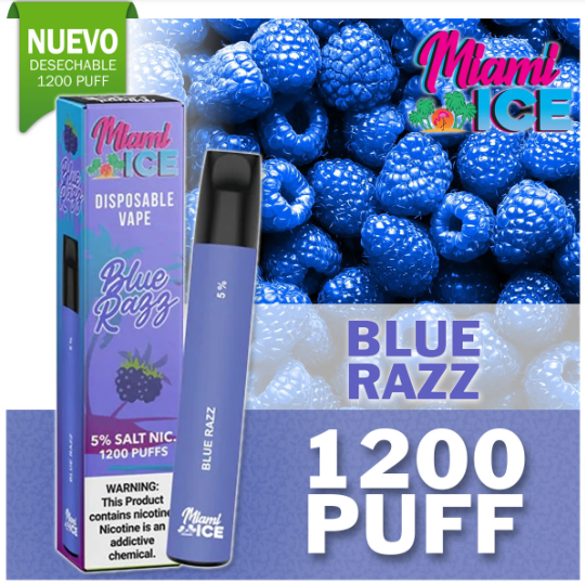 VAPER - VAPEADOR - VUSE MAIAMI ICE 1200 PUFFS CIGARRILLO ELECTRONICO