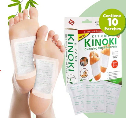 PARCHES KINOKI ELIMINADOR DE TOXINAS  DEL CUERPO PROMOCION X 3 CAJAS