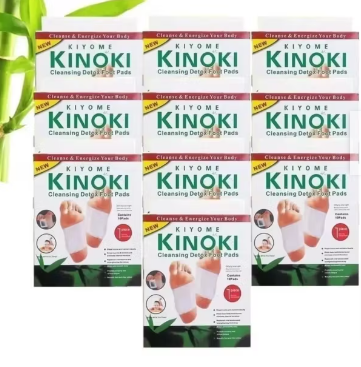 PARCHES KINOKI ELIMINADOR DE TOXINAS  DEL CUERPO PROMOCION X 3 CAJAS