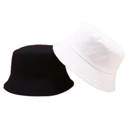 Gorro Sombrero Pesquero Tipo Bucket Hat Doble Faz Unicolor