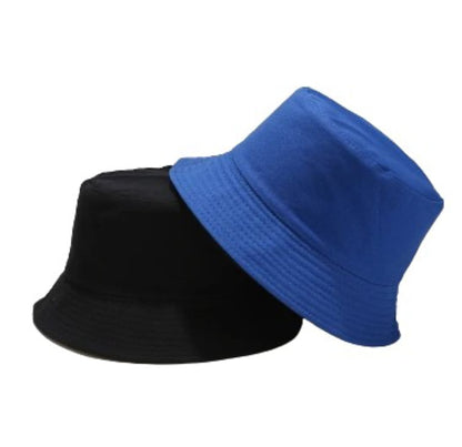 Gorro Sombrero Pesquero Tipo Bucket Hat Doble Faz Unicolor