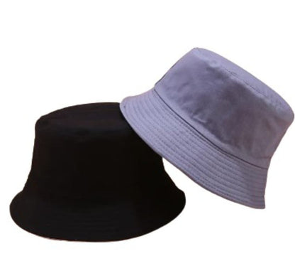 Gorro Sombrero Pesquero Tipo Bucket Hat Doble Faz Unicolor