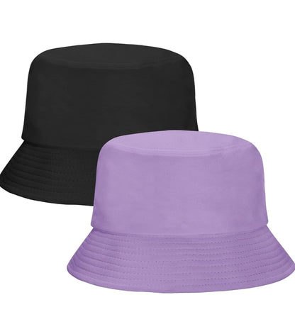 Gorro Sombrero Pesquero Tipo Bucket Hat Doble Faz Unicolor