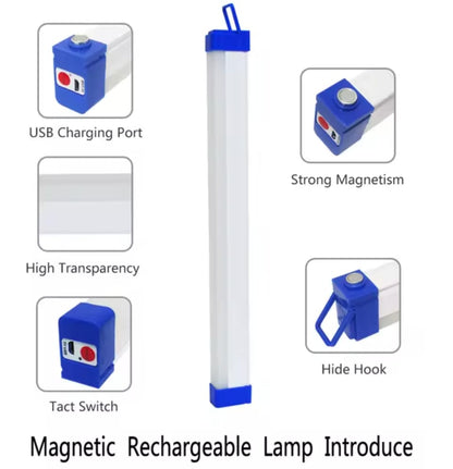 Lampara Led Recargable Emergencia 32 Cm - 60w