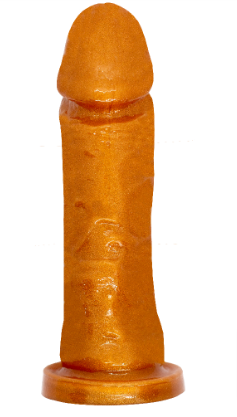 Z  - Dildo Glitter Bronce 16 cm de Placer