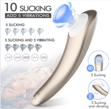 Z - Succionador Screaming Pro Vibrador de 10 Velocidades