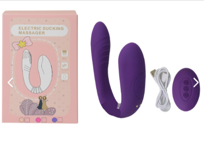 Z - VIBRADOR Y SUCCIONADOR INTIMO CON CONTROL REMOTO 10 VELOCIDADES