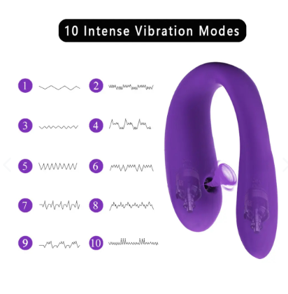 Z - VIBRADOR Y SUCCIONADOR INTIMO CON CONTROL REMOTO 10 VELOCIDADES