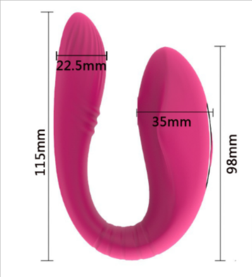 Z - VIBRADOR Y SUCCIONADOR INTIMO CON CONTROL REMOTO 10 VELOCIDADES
