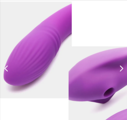 Z - VIBRADOR Y SUCCIONADOR INTIMO CON CONTROL REMOTO 10 VELOCIDADES