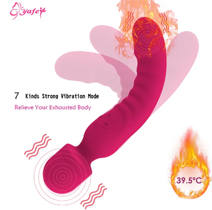 Z - Vibrador Hitachi Hot de Doble Estimulación 23cm